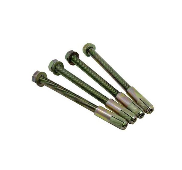 Lot de 4 Boulon et cheville de fixation béton - Viso