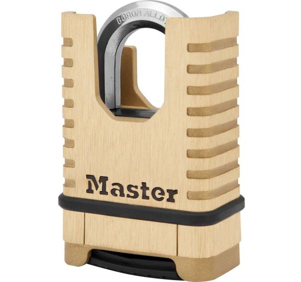 Lot de 4 Cadenas à code laiton massif anse octogonal Excell M1177