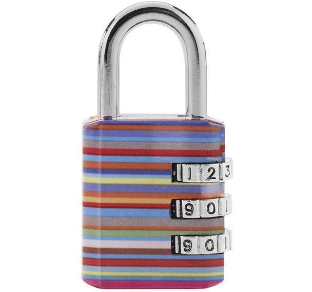 Lot de 4 Cadenas à combinaison programmable à motif 1509EUR