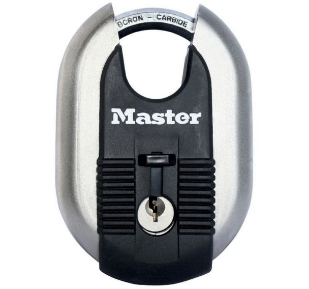 Lot de 4 Cadenas haute sécurité à clé inoxydable Excell M187EURD