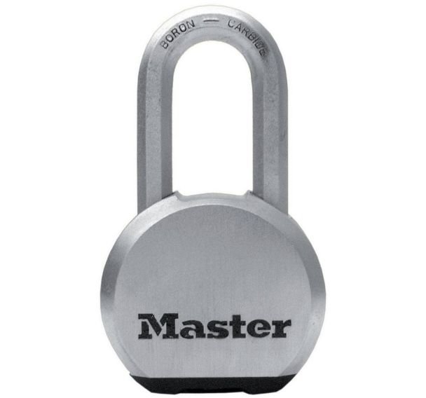 Lot de 4 Cadenas haute sécurité clé acier inoxydable anse longue