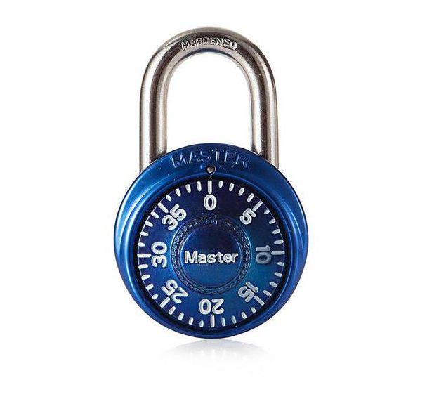 Lot de 4 Cadenas rond à combinaison fixe préréglée Safety Box