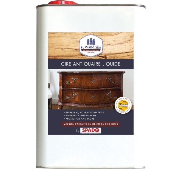 Lot de 4 Cire antiquaire liquide de 5 l