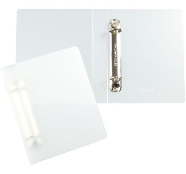 Lot de 4 Classeur A6: PP: 2 anneaux: 24/20 mm: transparent