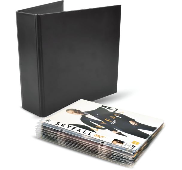 Lot de 4 Classeur de 100 pochettes DVD