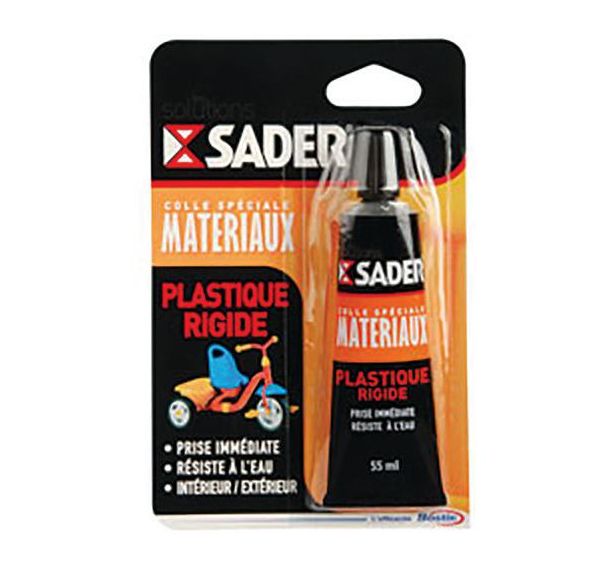 Lot de 4 Colle pour plastique rigide de 55ml