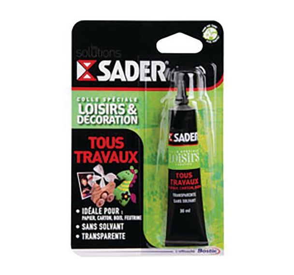 Lot de 4 Colle transparente pour tous travaux de 30ml
