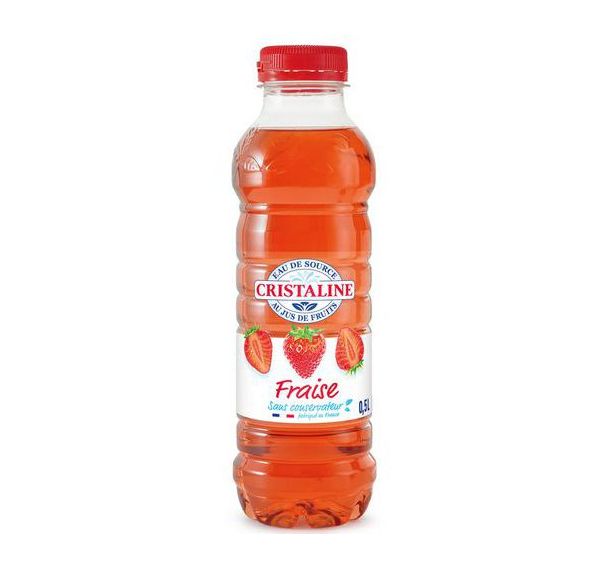 Lot de 4 Cristaline fraise pack de 6