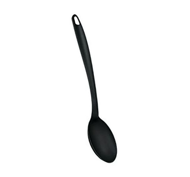 Lot de 4 Cuillère à sauce silicone noir