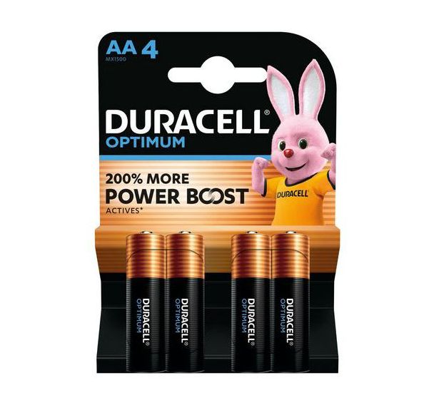 Lot de 4 Duracell Optimum AA x4