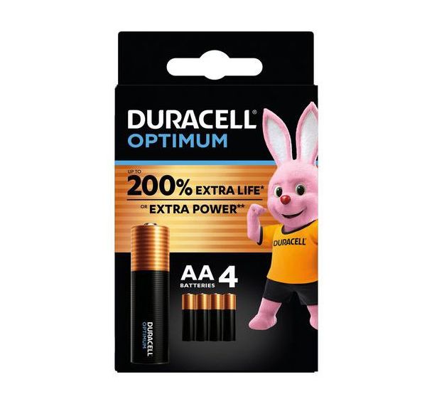 Lot de 4 Duracell Optimum AA x4