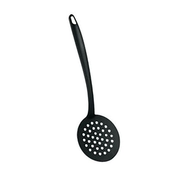 Lot de 4 Ecumoire en polyamide thermo résistante noir