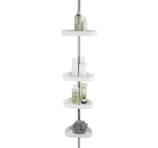 Lot de 4 Etagère de douche téléscopique