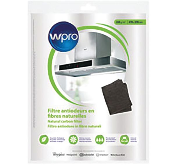 Lot de 4 Filtre antiodeur universel en fibre naturelle