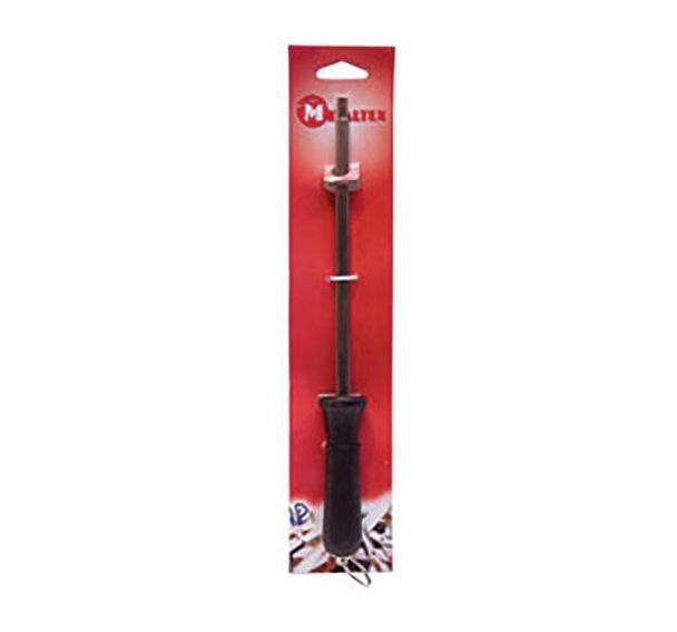 Lot de 4 Fusil à aiguiser manche plastique noir 30cm