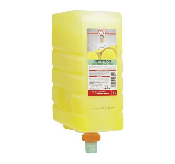Lot de 4 Gel nettoyant mains citron - Jelt