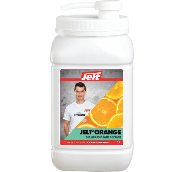 Lot de 4 Gel nettoyant mains orange - Jelt