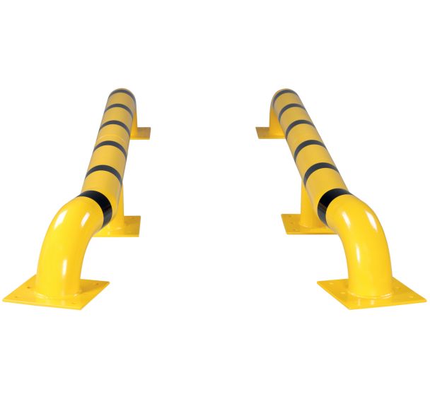 Lot de 4 Guides-roues pour camions jaune-noir h 315 mm