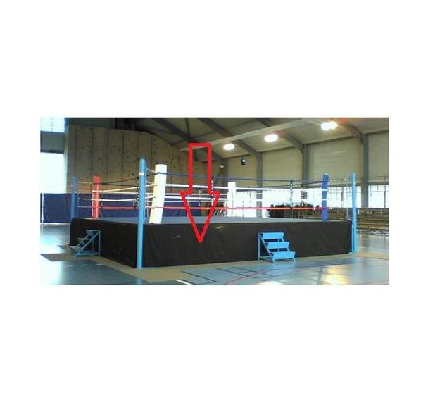 Lot de 4 Jupes de Ring de Boxe 7 x 7 mètres - Coloris bleu