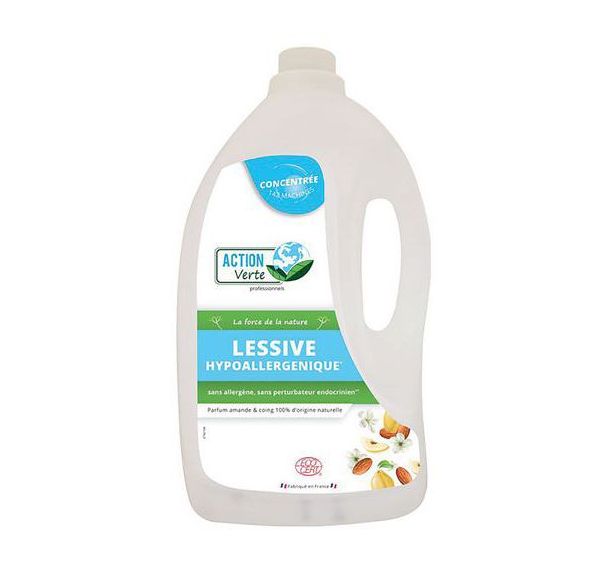 Lot de 4 Lessive liquide concentrée ecocert amande coing Ecocert 5L