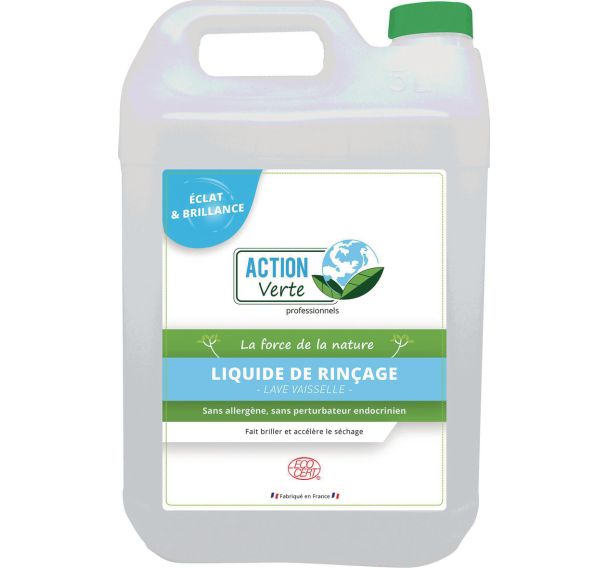 Lot de 4 Liquide de rinçage en bidon de 5L