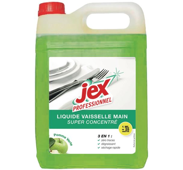 Lot de 4 Liquide vaisselle main pomme 5L