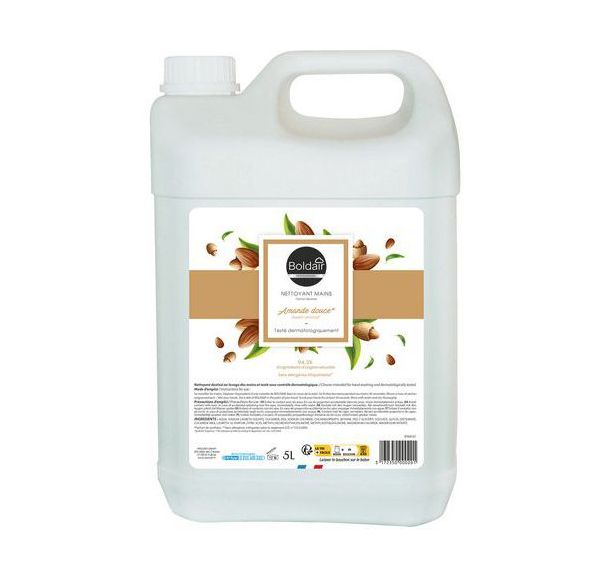 Lot de 4 Nettoyant mains amande douce - 5L - Boldair