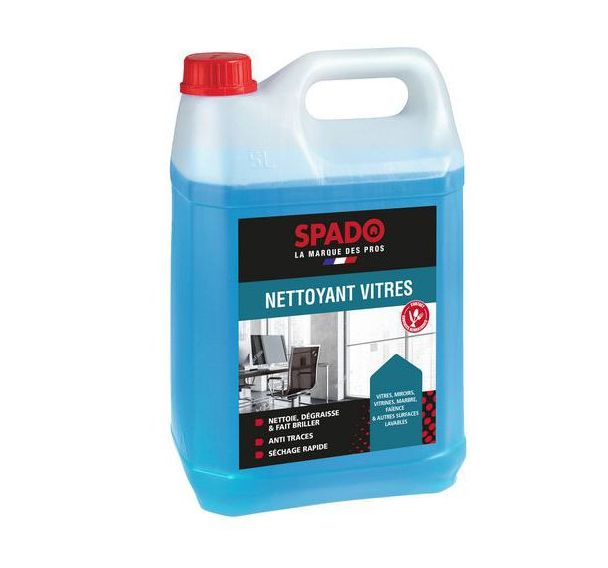 Lot de 4 Nettoyant vitres - 5L - Spado
