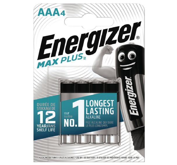 Lot de 4 Pile alcaline Max Plus AAA LR03 FSB4