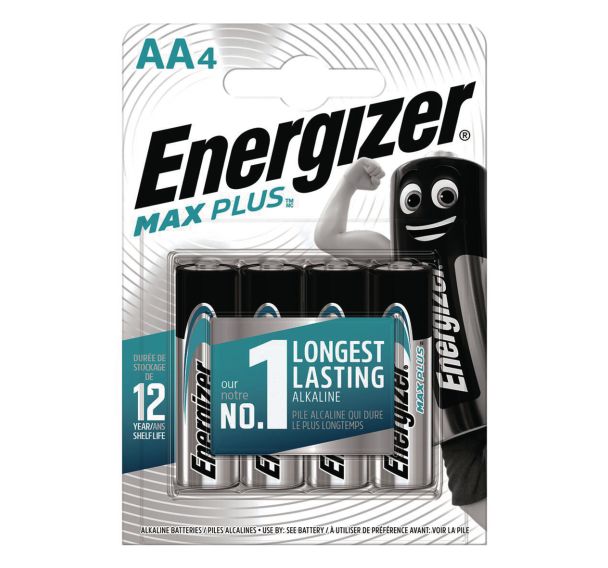 Lot de 4 Pile alcaline Max Plus AA/LR6 FSB4