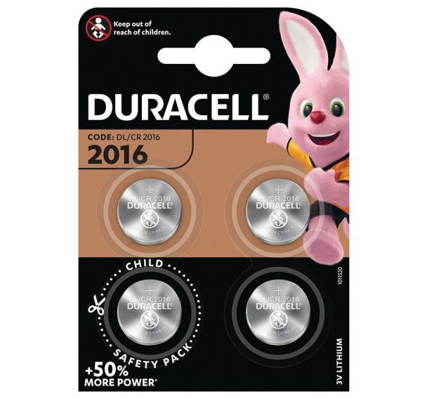 Lot de 4 Piles SPE 2016 - Duracell