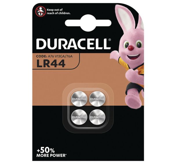 Lot de 4 Piles SPE LR44 - Duracell