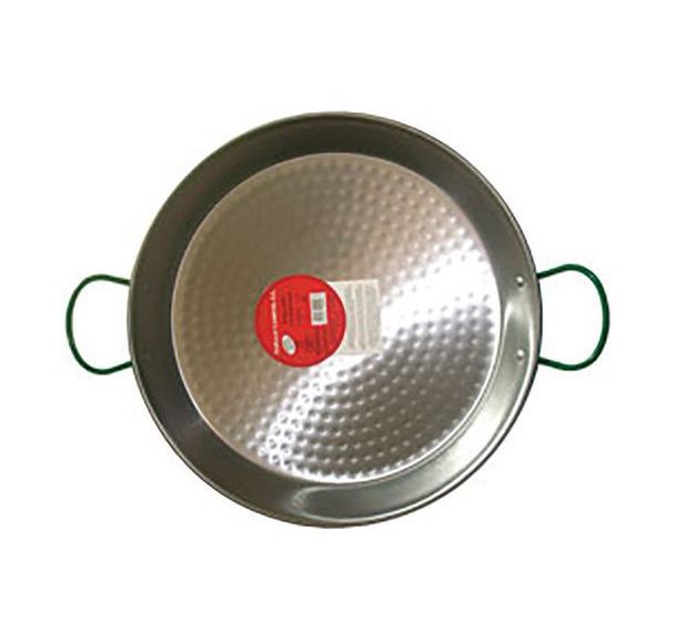 Lot de 4 Plat pour pëlla en acier de 34 cm