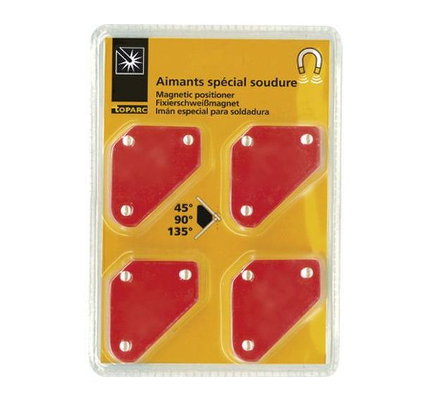 Lot de 4 Positionneurs de soudure MAGNETIC P16.90 - Cartonnette