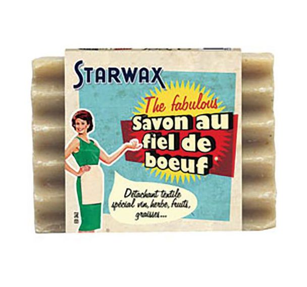 Lot de 4 Savon au fiel de boeuf pour détachage de textiles délicats