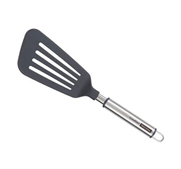 Lot de 4 Spatule à angle en inox et nylon avec anti adhérant