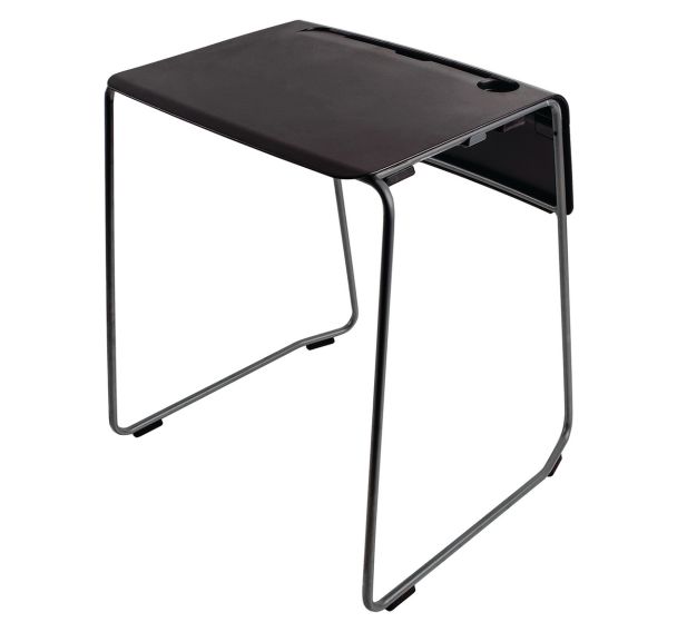 Lot de 4 Tables universitaires GROM plateau noir époxy noir
