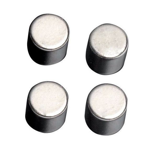 Lot de 4 aimants ronds extra forts