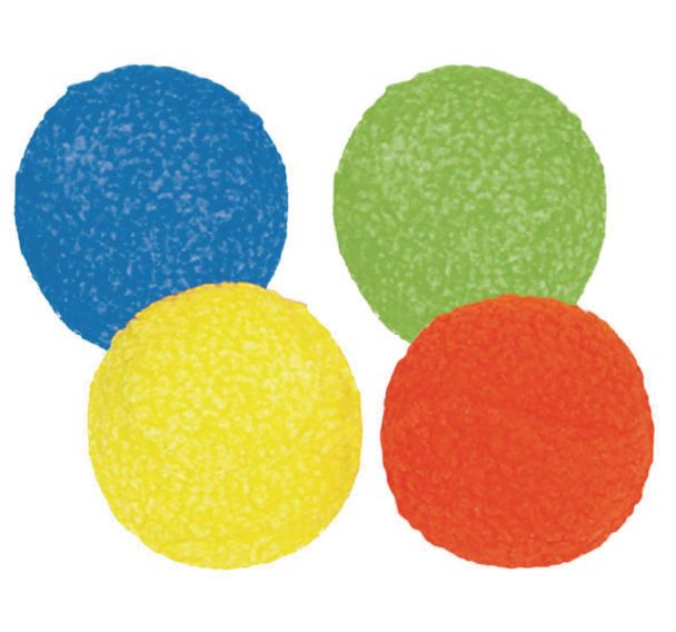 Lot de 4 balles en polaire