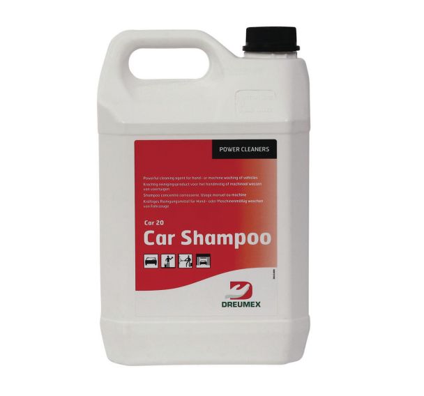 Lot de 4 bidons 5 L shampoing pour voiture