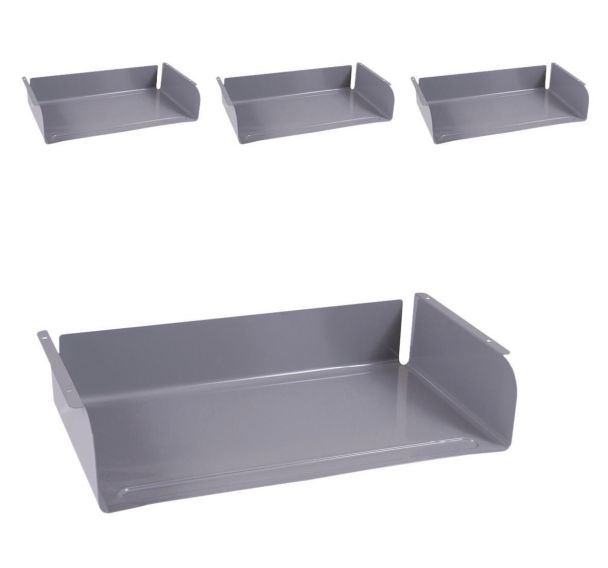 Lot de 4 casiers pour table Gange - Lem et Tage gris