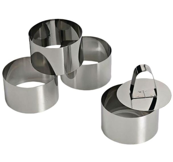 Lot de 4 cercles à mousse + poussoir - Lares