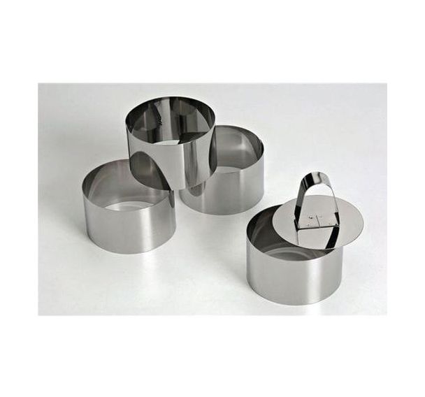 Lot de 4 cercles à mousse 10cm + 1 poussoir