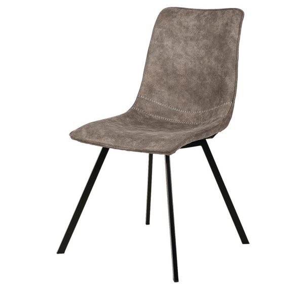 Lot de 4 chaises Berta gris clair