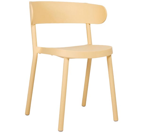 Lot de 4 chaises CASINO polypropylène recyclé - Resol