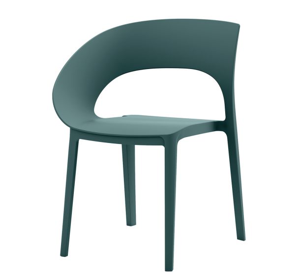 Lot de 4 chaises PAL polypropylène - Stamp