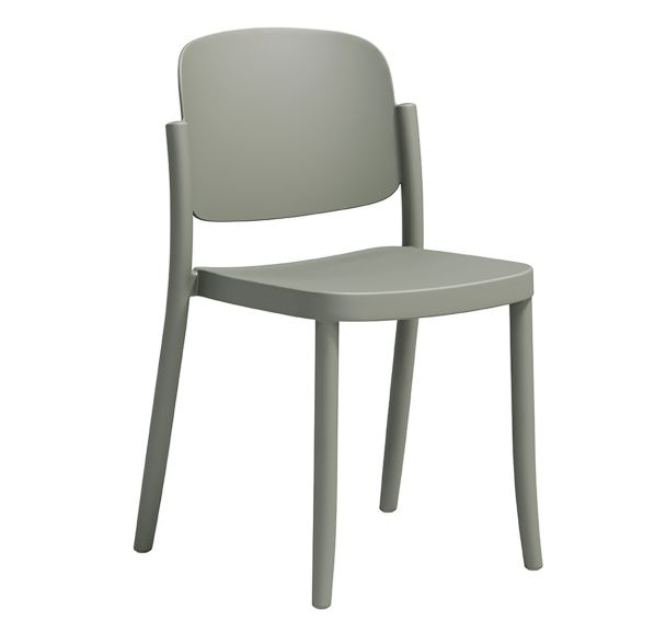 Lot de 4 chaises PIAZZA 1 monobloc polypropylène