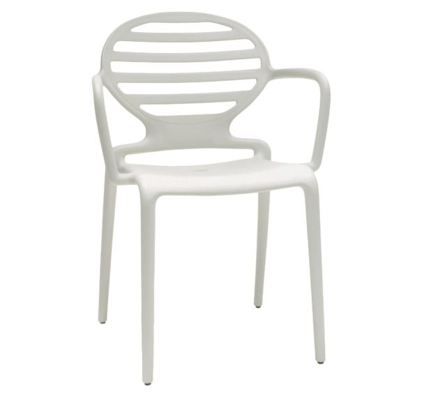 Lot de 4 fauteuils Cokka 4 pieds - lin