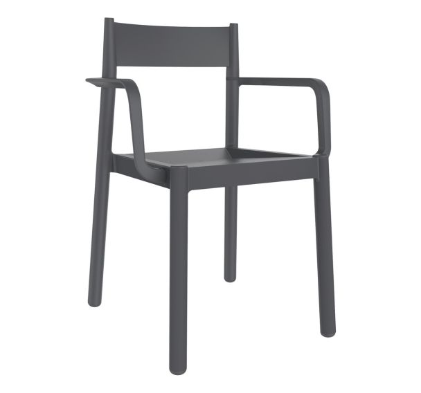 Lot de 4 fauteuils DANNA polypropylène - GARBAR