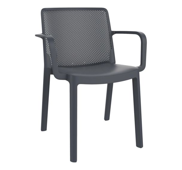 Lot de 4 fauteuils FRESH polypropylène - GARBAR